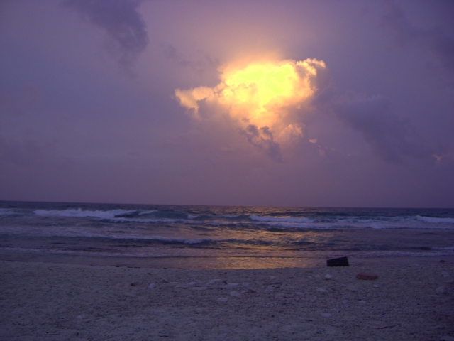 Ein Sonnenuntergang auf Isla-Mujeres