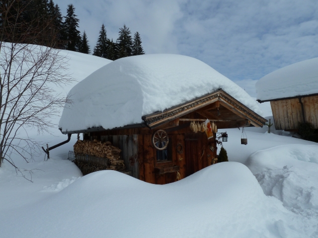 Brixen - Die Hütte ist echt stabil.