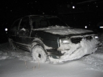 Golf 2 im Schnee