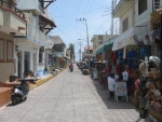 das Zentrum von Isla Mujeres in der Nähe vom poc na hostel
